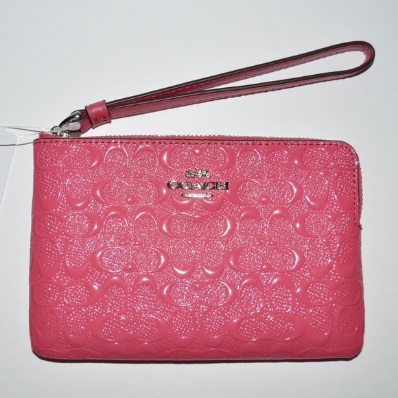 ❌❌🚫SOLD🚫❌❌ New COACH Patent Leather Wristlet NWT - Picture 4 of 8